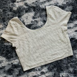 Aeropostale Off-White Crop Top *MOVING SALE*